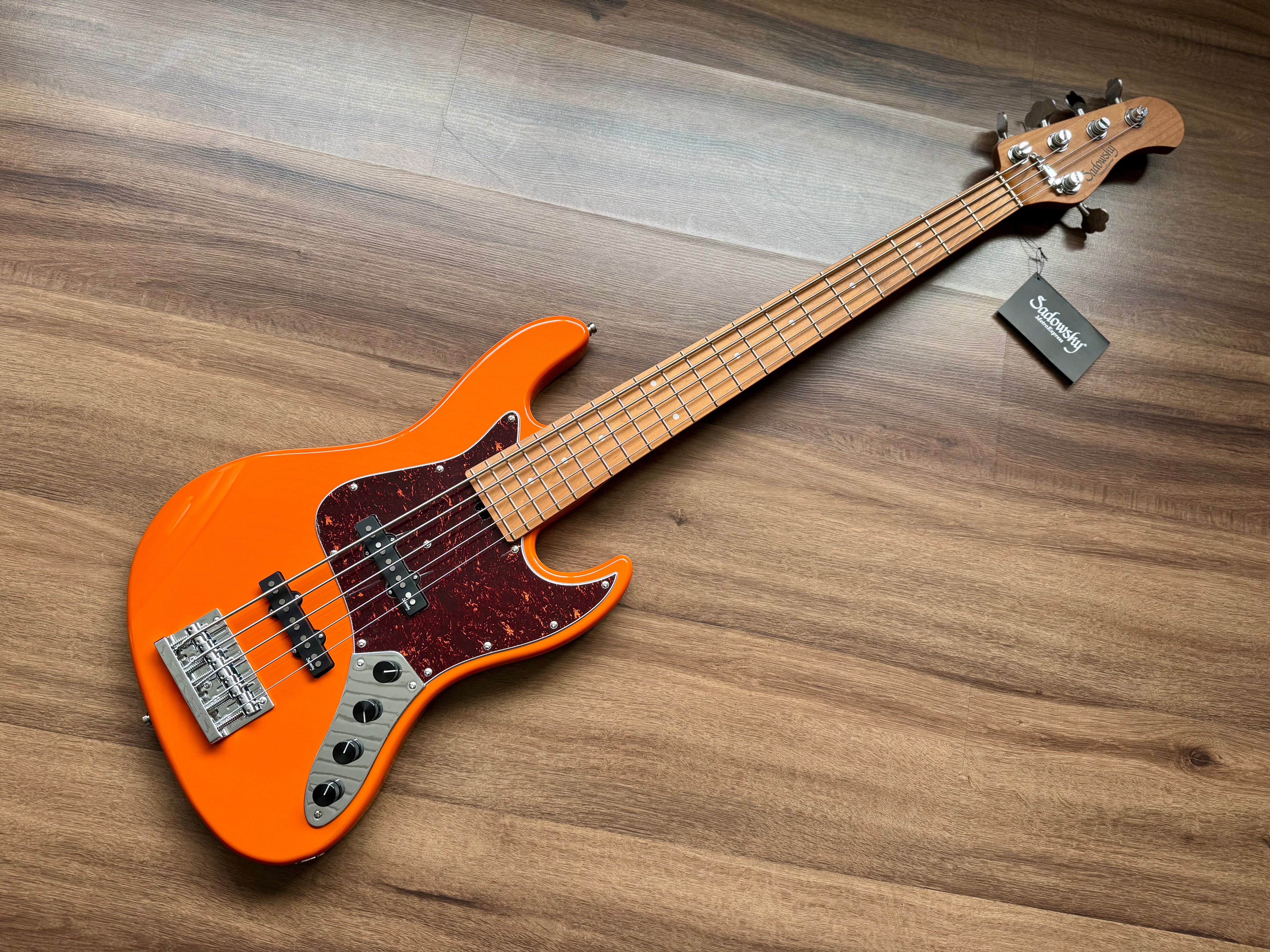 Sadowsky MetroExpress Vintage 5JJ Candy Apple Orange RM