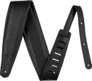 3.5" Premium Leather Strap Black