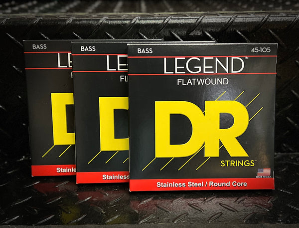 Dr Strings Legend 45-105 Flatwound 4 Cuerdas