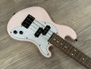 Kala UBass Solid Body 4 Pale Pink Pearl White