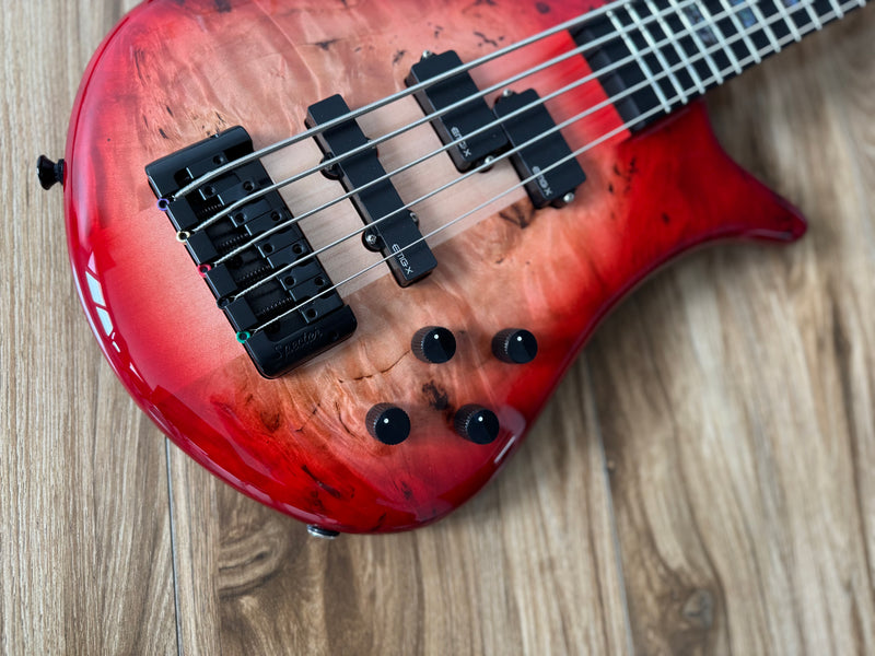 Spector Euro 5 CST Natural Red Burst
