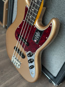 American Professional Classic Jazz Bass Faded Firemist Gold