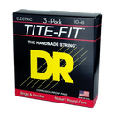 DR Strings Tite-Fit 3 Pack 10-46 / Guitarra Eléctrica