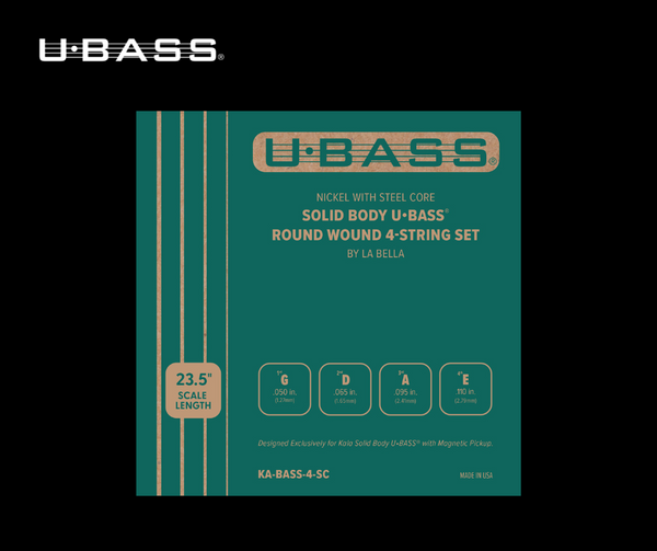 Kala UBass Solid Body Set 4 Cuerdas Nickel Steel