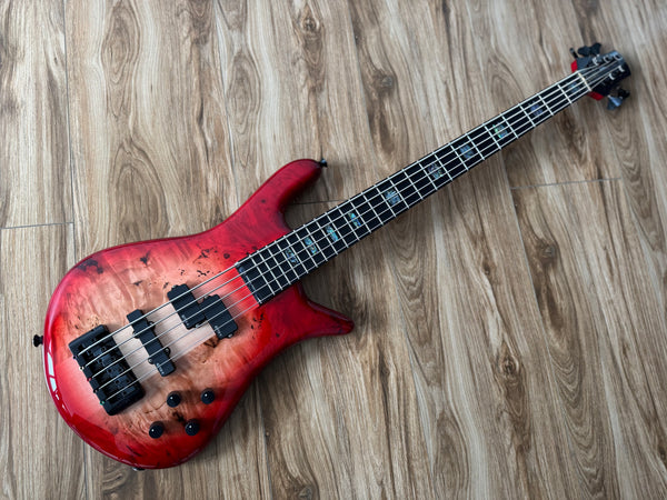 Spector Euro 5 CST Natural Red Burst