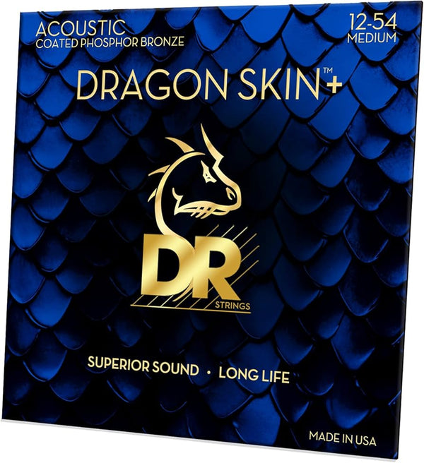 DR Strings Dragon Skin+ 12-54 / Guitarra Acústica