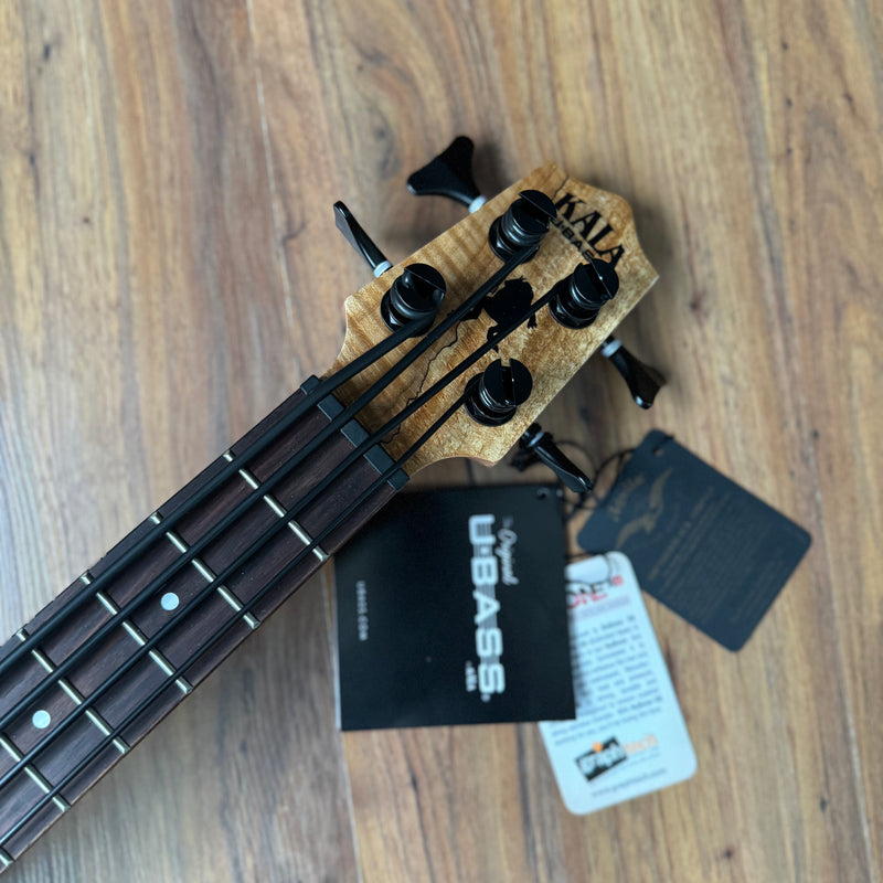 Kala UBass Spalted Maple Electroacústico