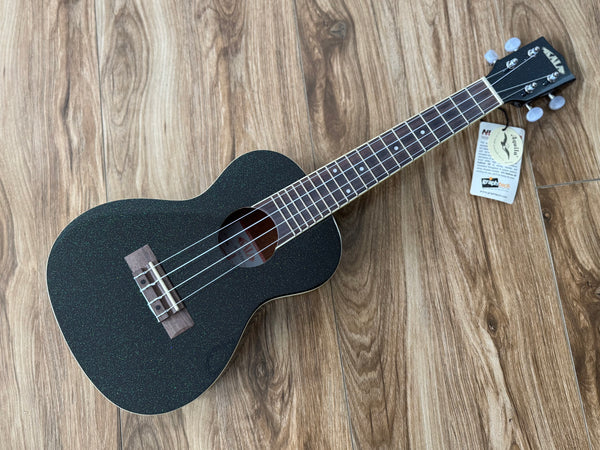 Kala Galaxy Black Sparkle Concert Ukulele