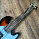 Kala UBass Solid Body 4 Tobacco Burst Fretless