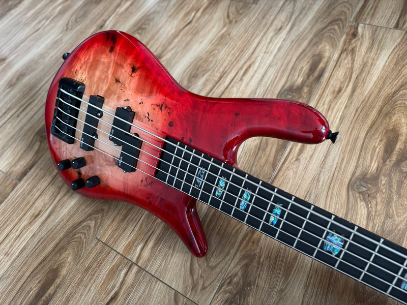 Spector Euro 5 CST Natural Red Burst