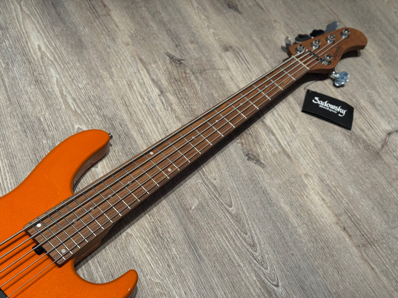 Sadowsky MetroExpress Modern 5 Candy Apple Orange PF