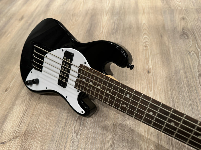 Kala UBass 5 Solid Body Black