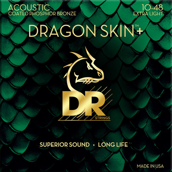 DR Strings Dragon Skin+ 10-48 / Guitarra Acústica