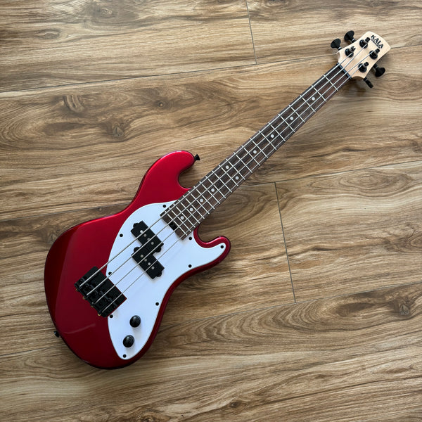 Kala UBass Solid Body 4 Metallic Red