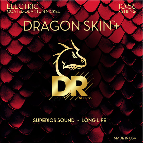 DR Strings Dragon Skin+ 10-56 / Guitarra Eléctrica 7 Cuerdas