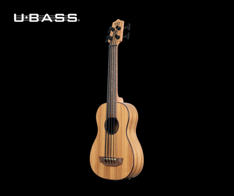 Kala UBass Zebrawood Electroacústico