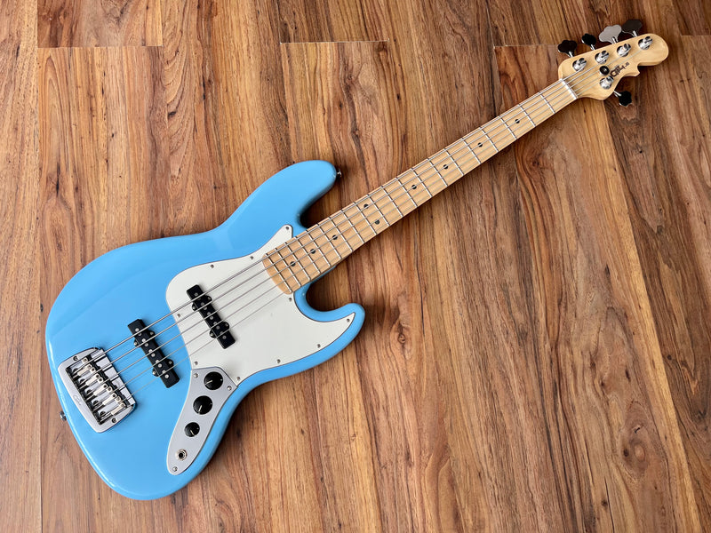 G&L Fullerton Deluxe JB 5 Himalayan Blue USA
