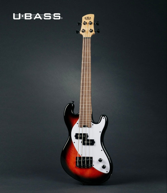 Kala UBass Solid Body 4 Tobacco Burst Fretless