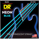 DR Strings Neon Azules 45-105 / 4 Cuerdas