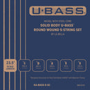 Metal Round Wound 5-String U-Bass Set