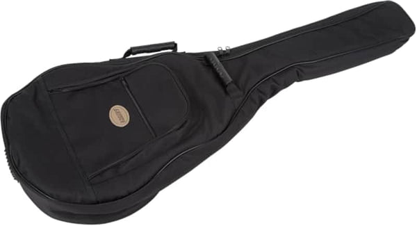Estuche Para Guitarra Acústica Dreadnought – Tolex Negro, Interior Terciopelo, Tapa Curvada, Asa Acolchada
