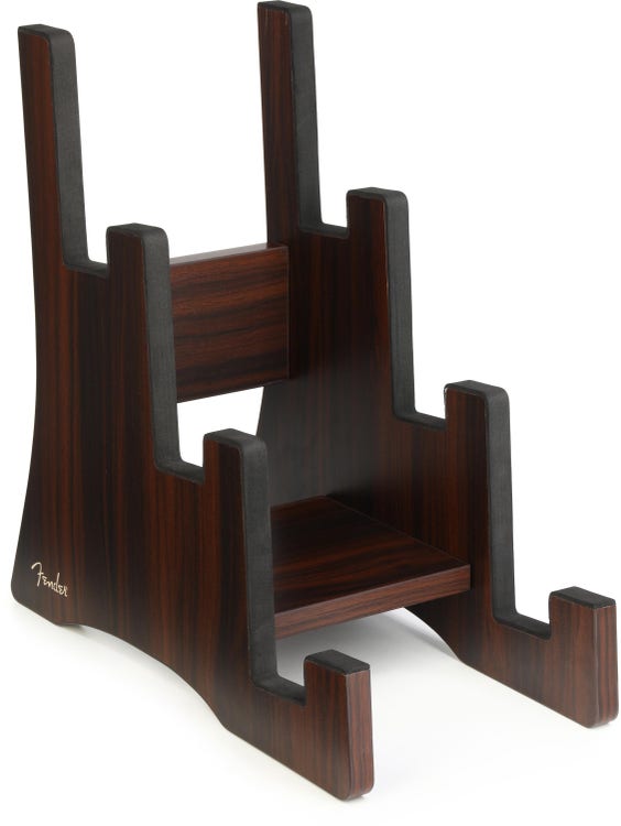 Soporte Fender para tres guitarras en madera