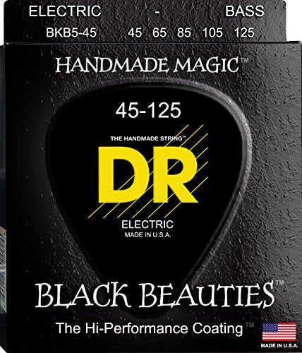 Dr Strings Black Beauties 5 Cuerdas 45-125