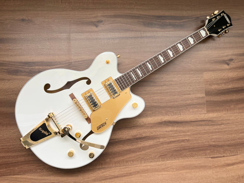 Gretsch - G5422TG ELECTROMATIC® Classic Hollow Body Double-Cut With BIGSBY® And Gold Hardware Snowcrest White