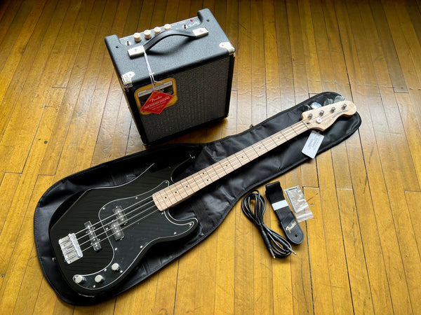 Fender Squier PJ Bass pack black