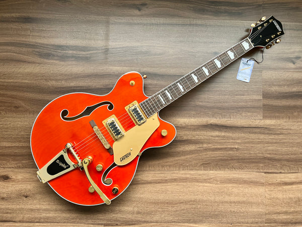 Gretsch - G5422TG ELECTROMATIC® Classic Hollow Body Double-Cut With BIGSBY® And Gold Hardware Orange Stain