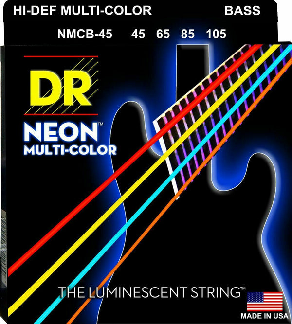 Dr Strings Multicolor 4 Cuerdas 45-105