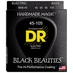 Dr Strings Black Beauties 4 Cuerdas 45-105