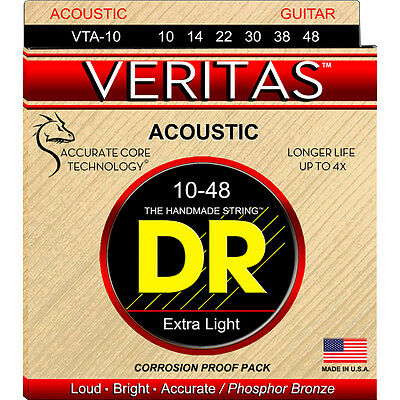 Dr Strings Veritas Electro Acustica 10-48