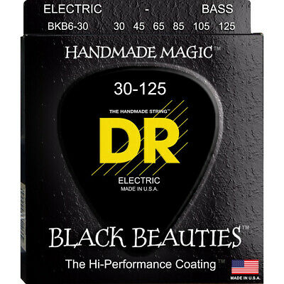 Dr Strings Black Beauties 6 Cuerdas 30-125