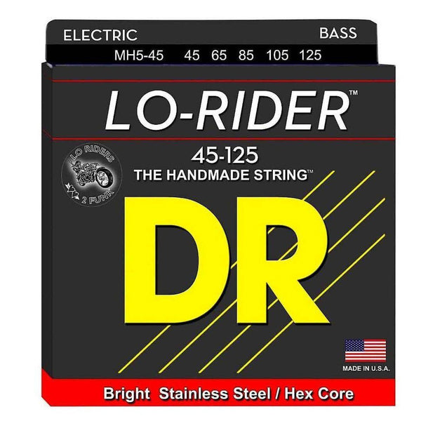 Dr Strings Steel Lo Rider 45-125
